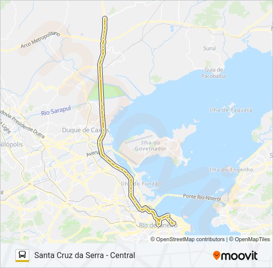 Mapa da linha 469C de ônibus