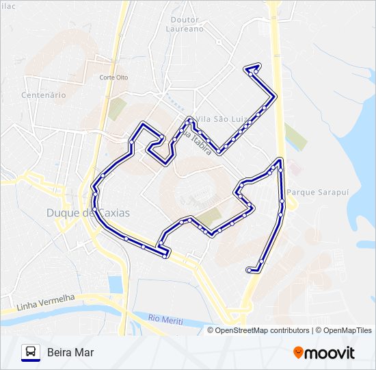 Mapa de 07 de autobús