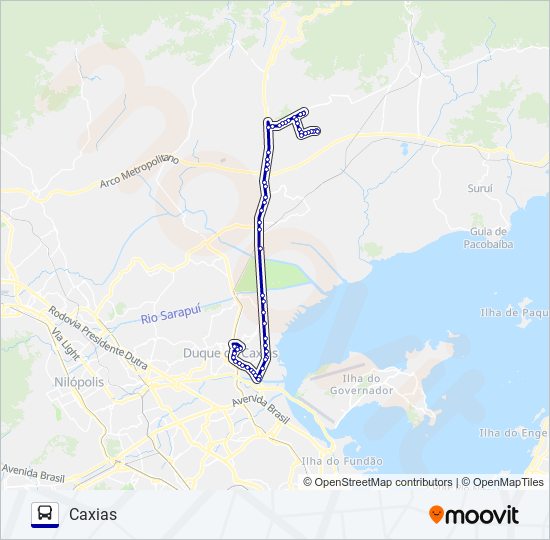 46 bus Line Map