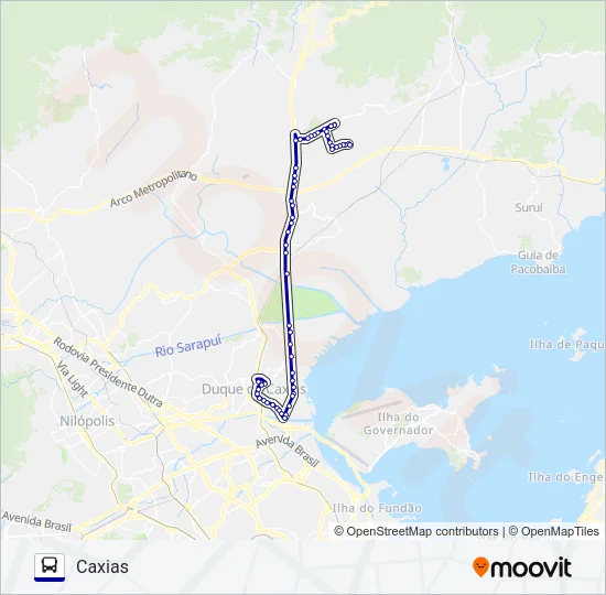46 Bus Line Map
