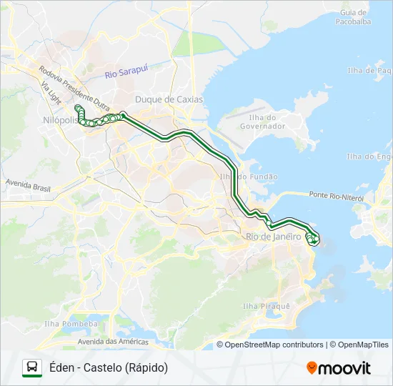 1140B (EXECUTIVO) Bus Line Map