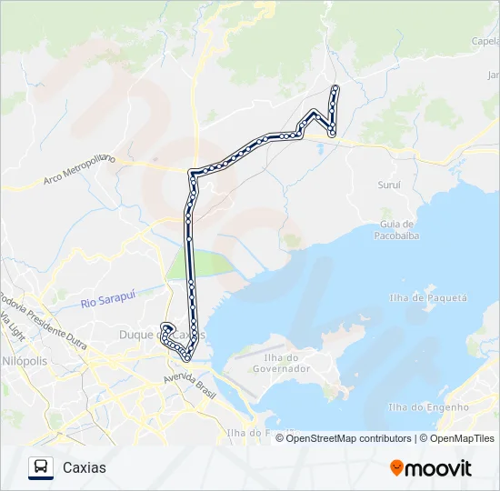 406I Bus Line Map