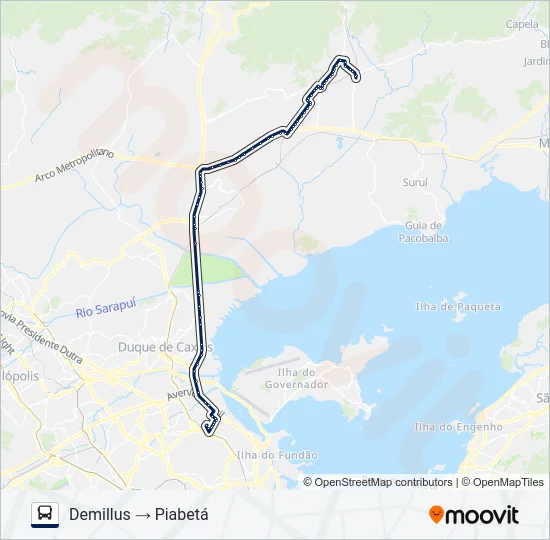 444L Bus Line Map