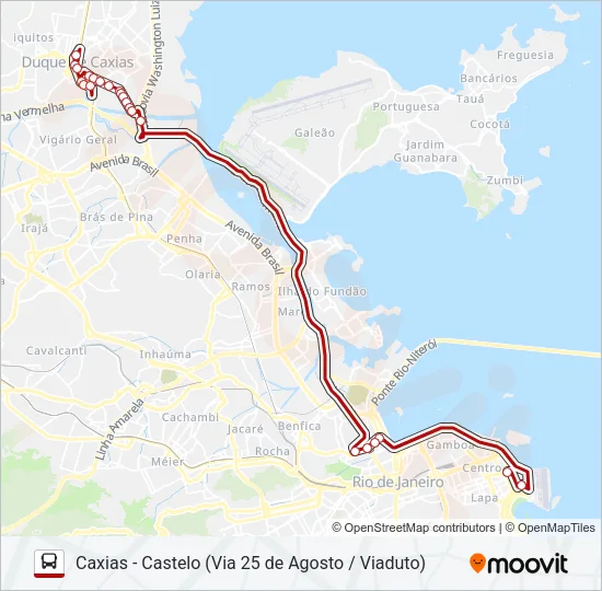 2950C (EXECUTIVO) Bus Line Map