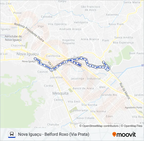 120I Bus Line Map