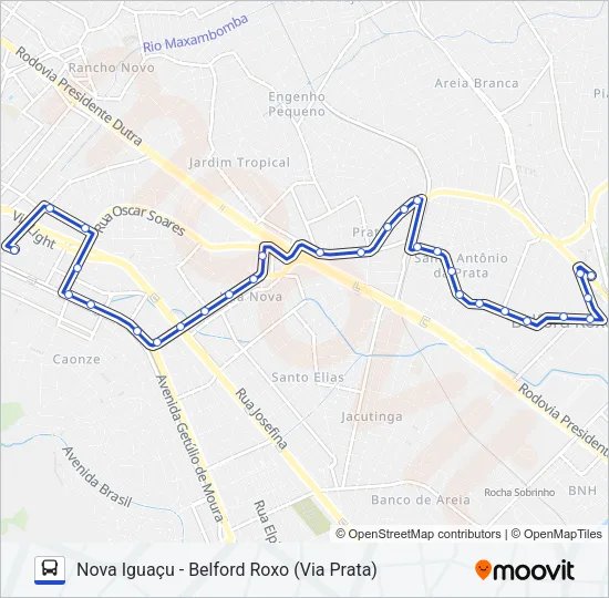 120I Bus Line Map