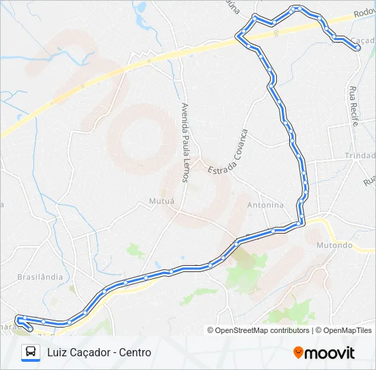 11 Bus Line Map