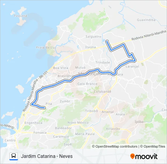 13 Bus Line Map
