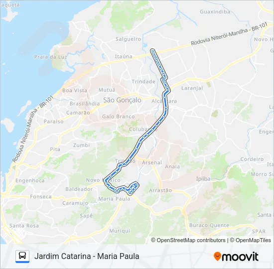 17 Bus Line Map