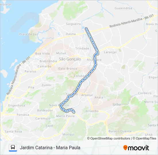 17 Bus Line Map