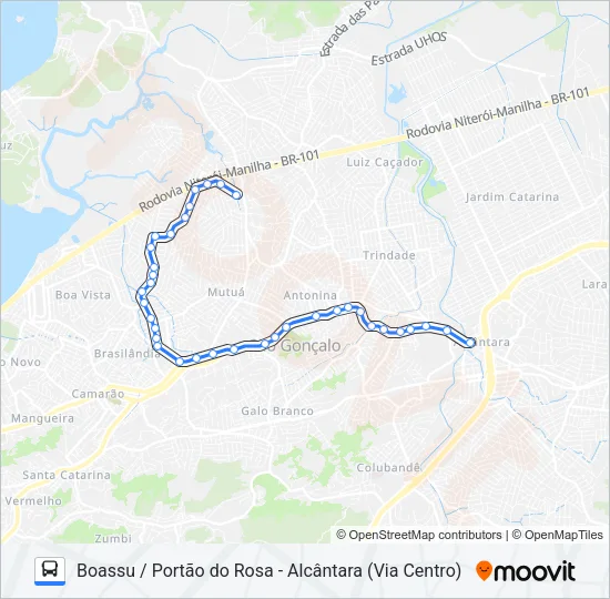 37 Bus Line Map