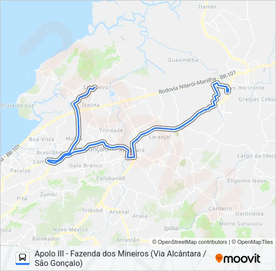 40 Bus Line Map
