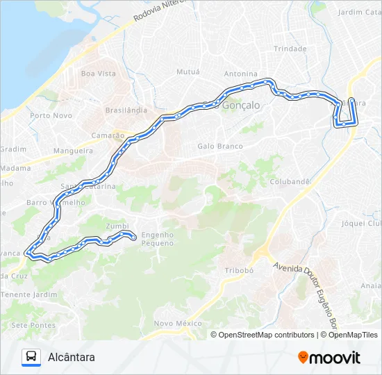 48 Bus Line Map