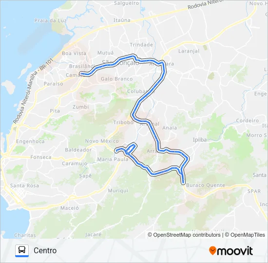 58 Bus Line Map