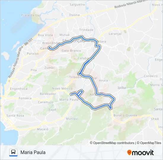 58 Bus Line Map