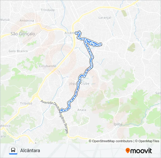 15A Bus Line Map