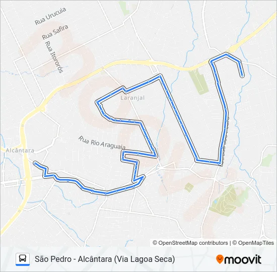 30B Bus Line Map