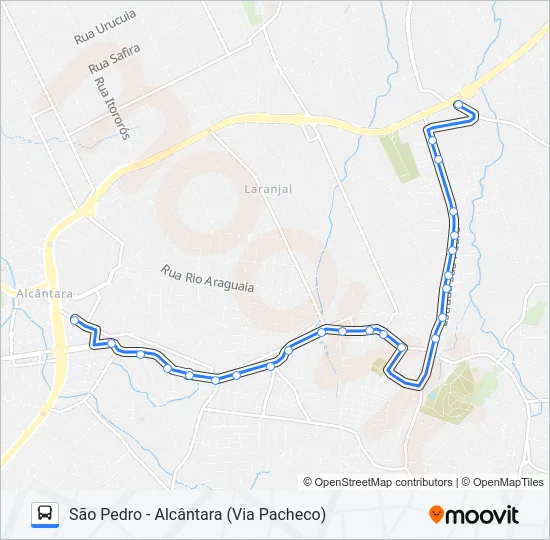 30C Bus Line Map