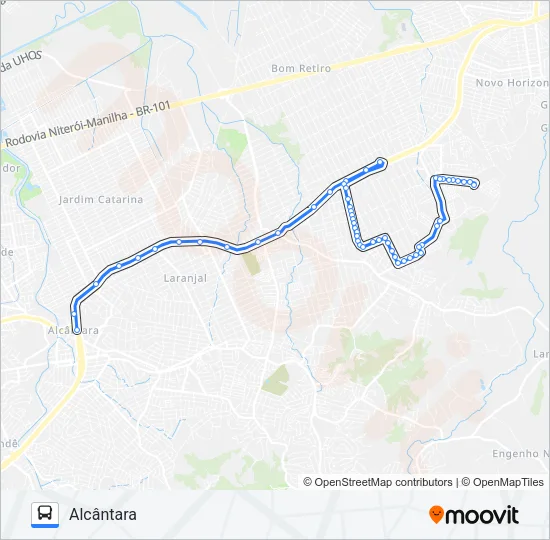 39A Bus Line Map