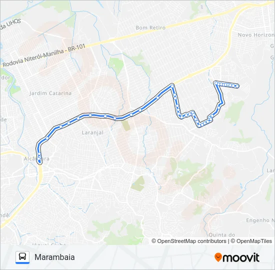 39A Bus Line Map