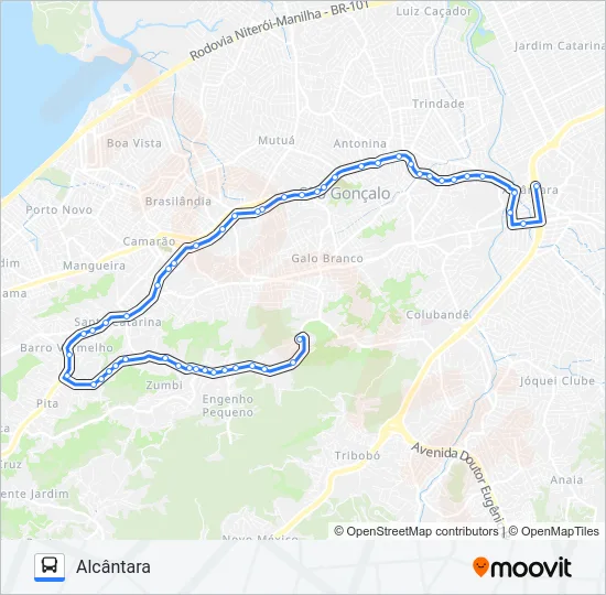 48A Bus Line Map