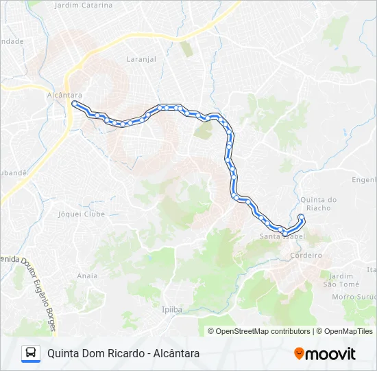 49A Bus Line Map