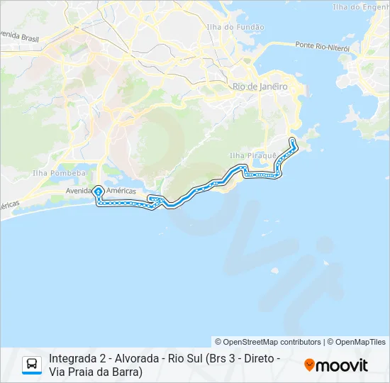 552 - INT2 Bus Line Map