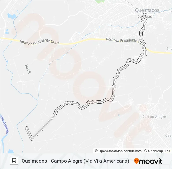 515 Bus Line Map