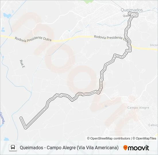 515 Bus Line Map