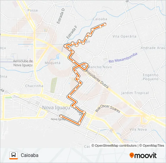 721 Bus Line Map