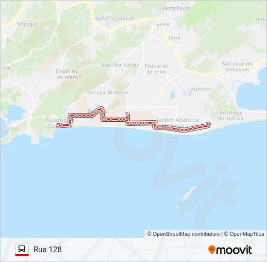 E32A Bus Line Map