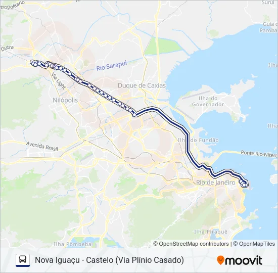 1955B (EXECUTIVO) Bus Line Map