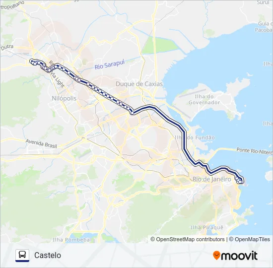 1960B (EXECUTIVO) Bus Line Map