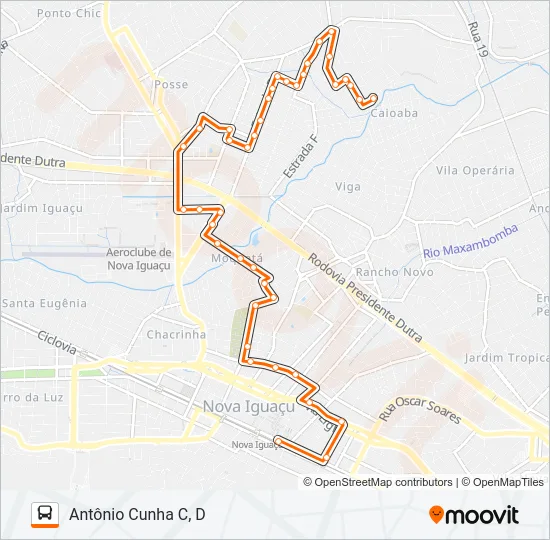 108 Bus Line Map