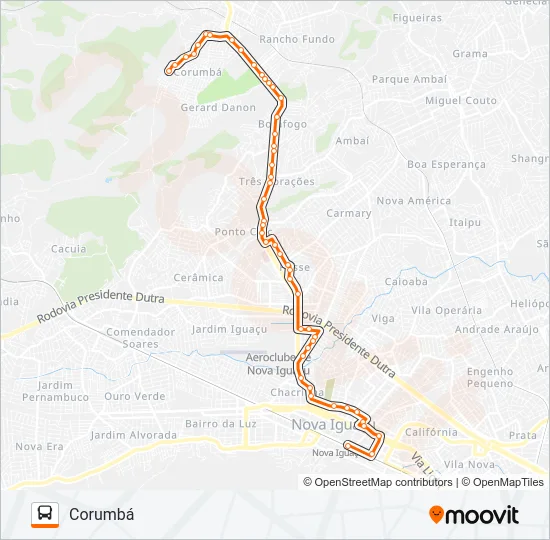 119 Bus Line Map