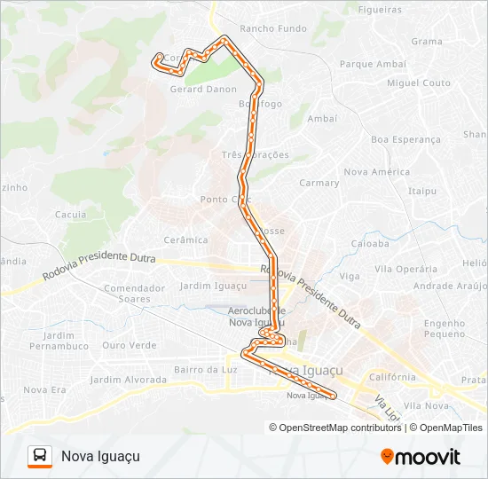119 Bus Line Map
