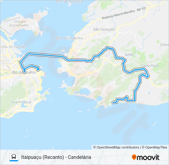 579D Bus Line Map