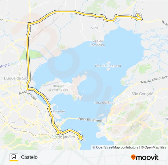 2125C (EXECUTIVO) Bus Line Map