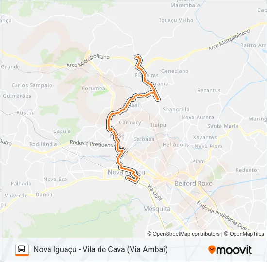 137 Bus Line Map