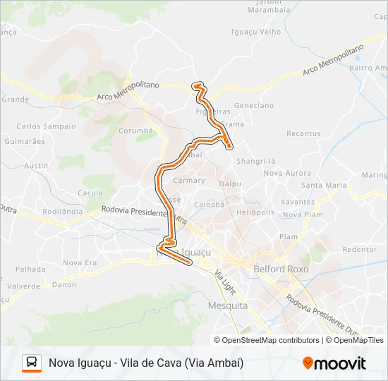 137 Bus Line Map