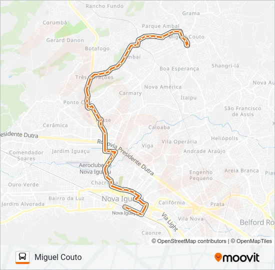 138 Bus Line Map