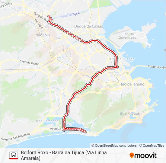 400T Bus Line Map