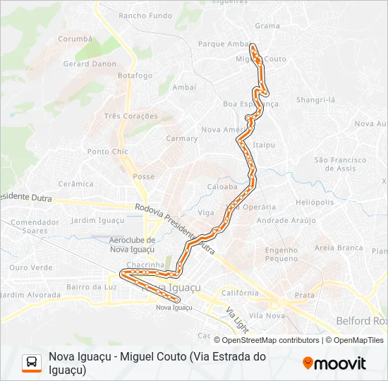 626 Bus Line Map
