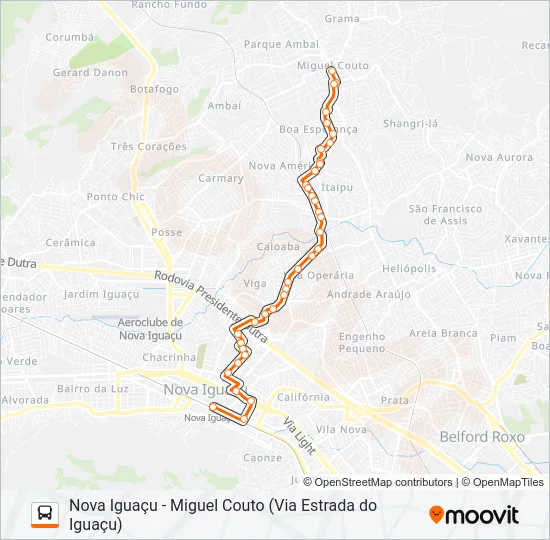 626 Bus Line Map
