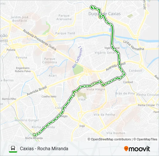 563 Bus Line Map