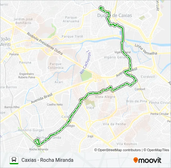 563 Bus Line Map