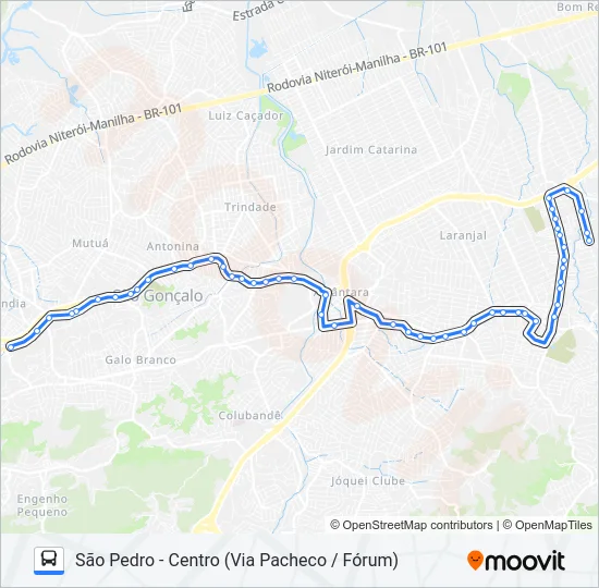 30A Bus Line Map