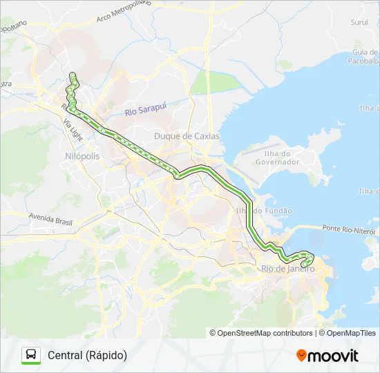 526B Bus Line Map