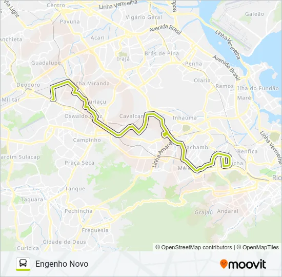 650 Bus Line Map
