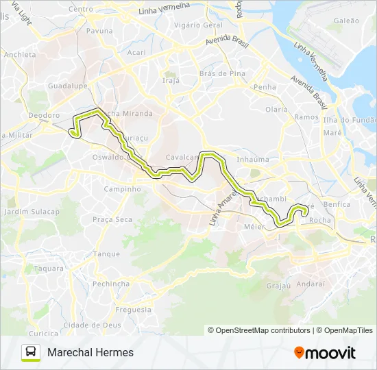 650 Bus Line Map